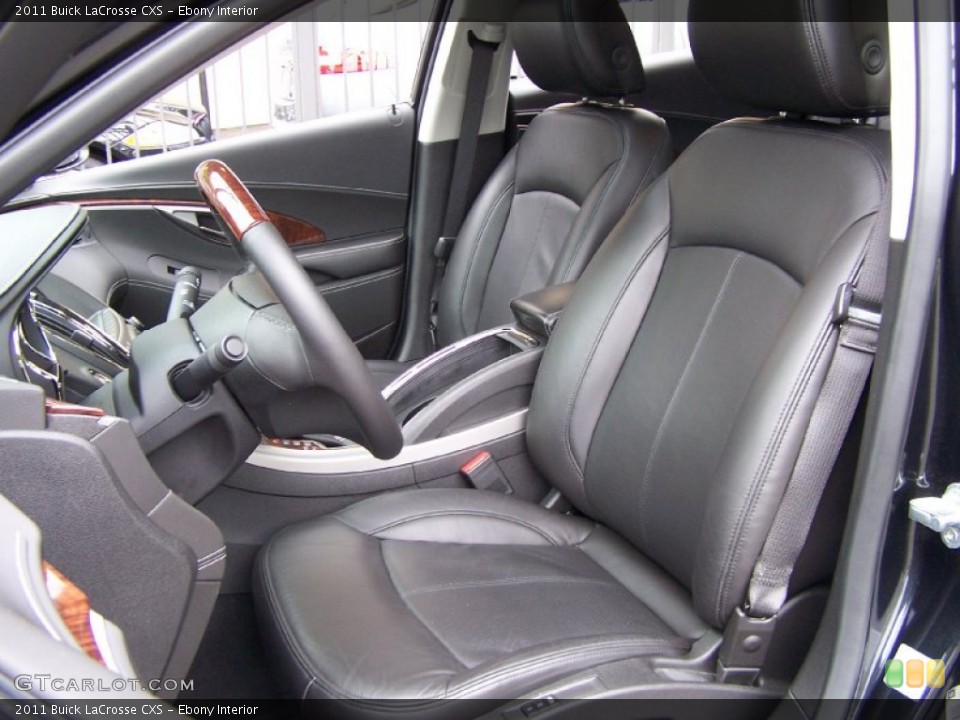 Ebony Interior Photo for the 2011 Buick LaCrosse CXS #52311617