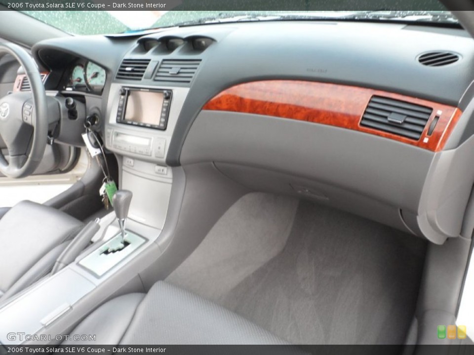 Dark Stone Interior Dashboard for the 2006 Toyota Solara SLE V6 Coupe #52313070