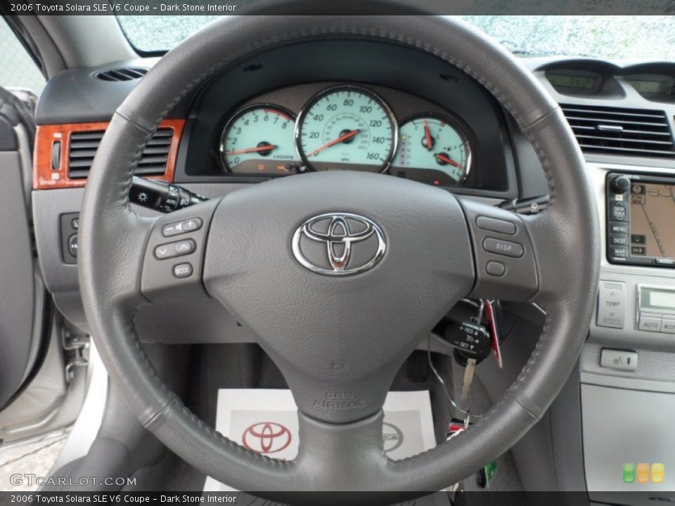 Dark Stone Interior Steering Wheel for the 2006 Toyota Solara SLE V6 Coupe #52313292