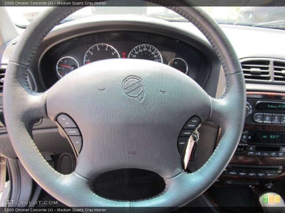 Medium Quartz Gray Interior Steering Wheel for the 2000 Chrysler Concorde LXi #52313520