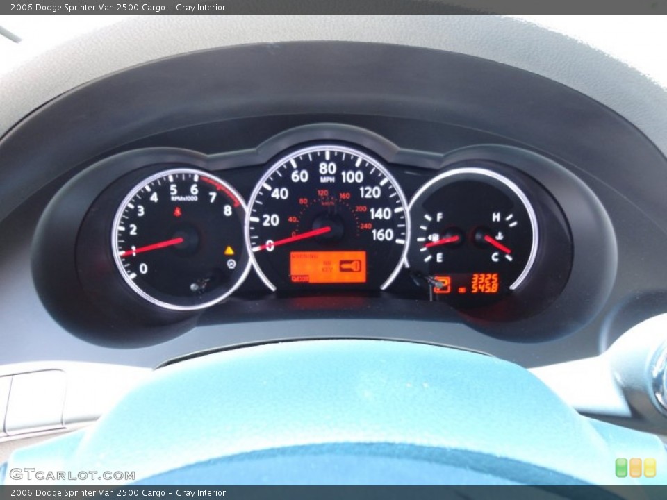 Gray Interior Gauges for the 2006 Dodge Sprinter Van 2500 Cargo #52313973
