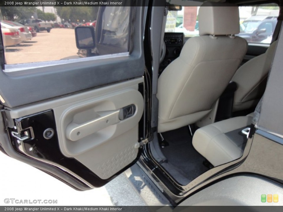 Dark Khaki/Medium Khaki Interior Photo for the 2008 Jeep Wrangler Unlimited X #52316433