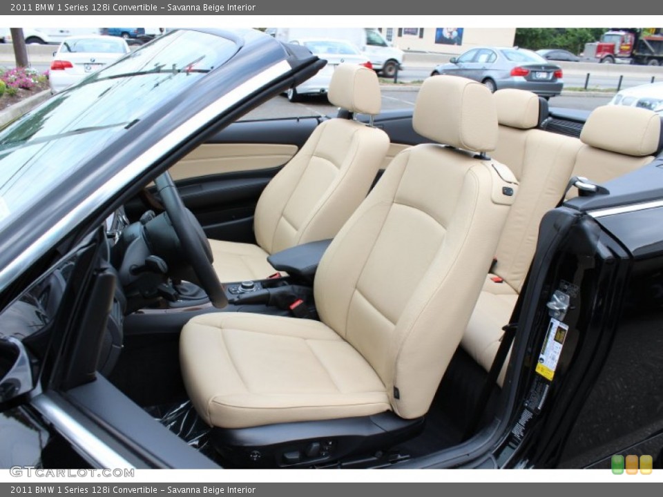 Savanna Beige Interior Photo for the 2011 BMW 1 Series 128i Convertible #52316781
