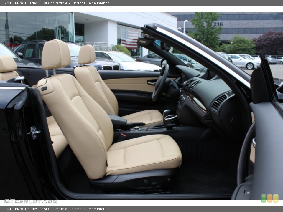 Savanna Beige Interior Photo for the 2011 BMW 1 Series 128i Convertible #52316961