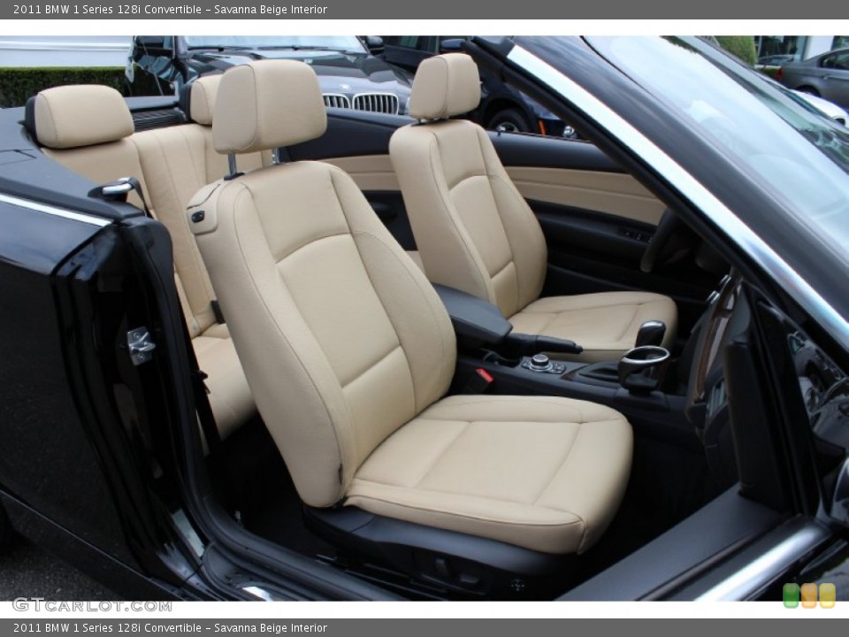 Savanna Beige Interior Photo for the 2011 BMW 1 Series 128i Convertible #52316976