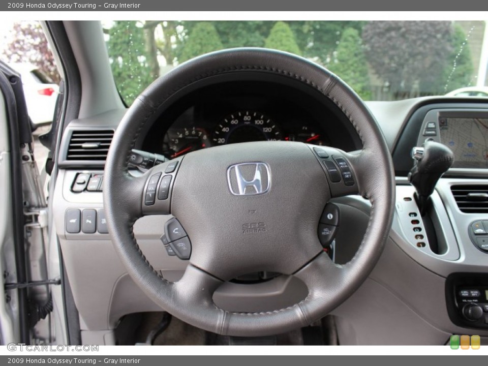 Gray Interior Steering Wheel for the 2009 Honda Odyssey Touring #52319208