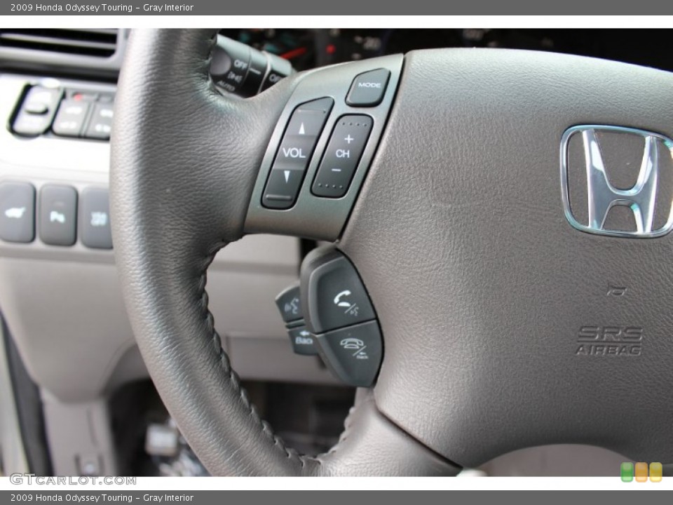 Gray Interior Controls for the 2009 Honda Odyssey Touring #52319223