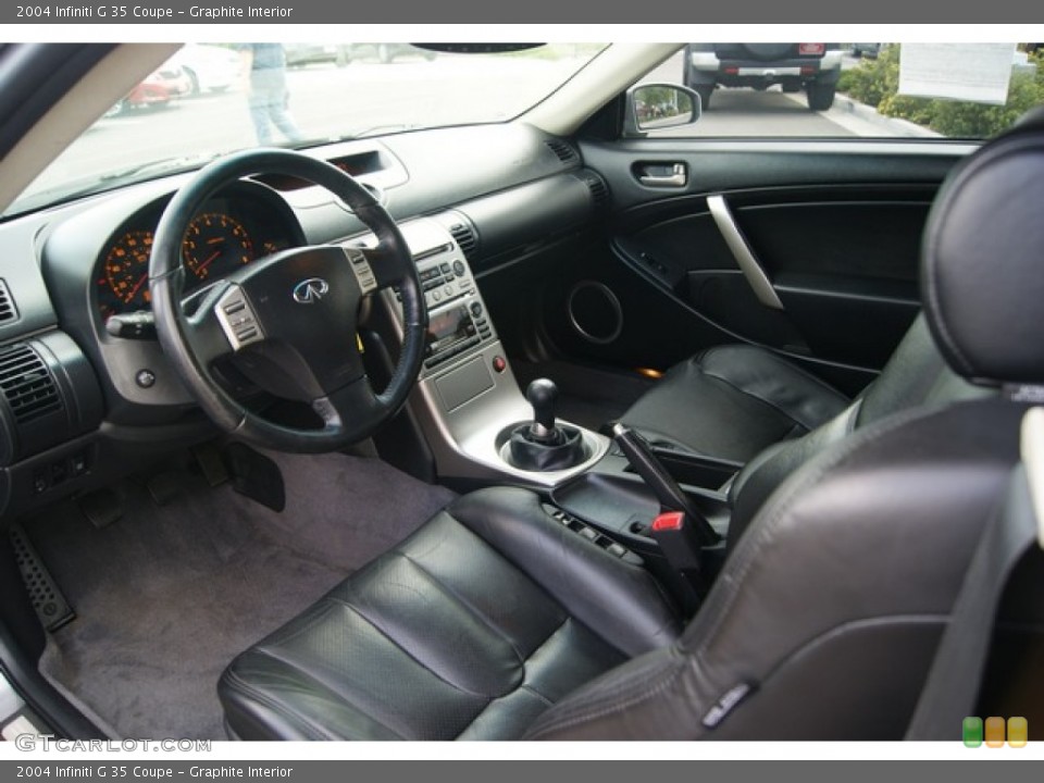 Graphite Interior Photo for the 2004 Infiniti G 35 Coupe #52320300