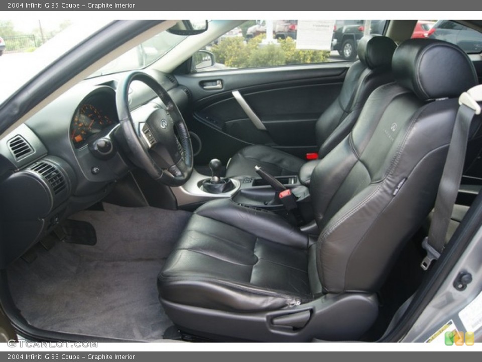 Graphite Interior Photo for the 2004 Infiniti G 35 Coupe #52320315