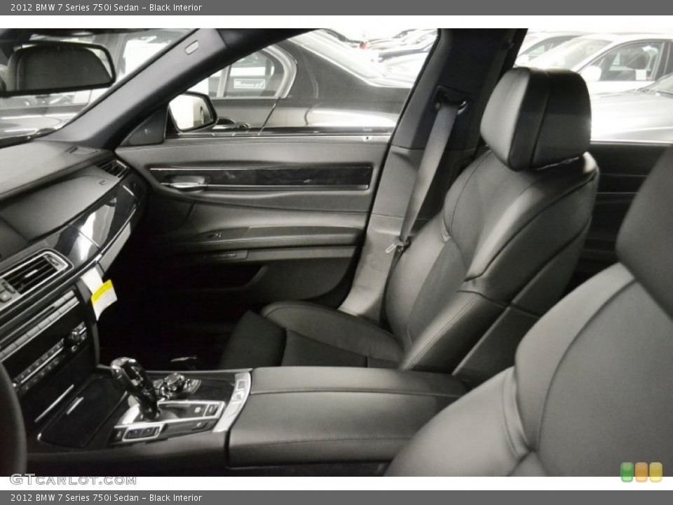 Black Interior Photo for the 2012 BMW 7 Series 750i Sedan #52320720