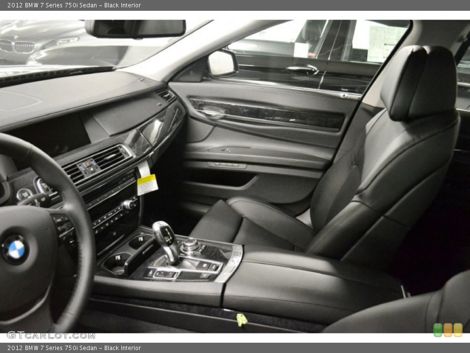Black Interior Photo for the 2012 BMW 7 Series 750i Sedan #52320813