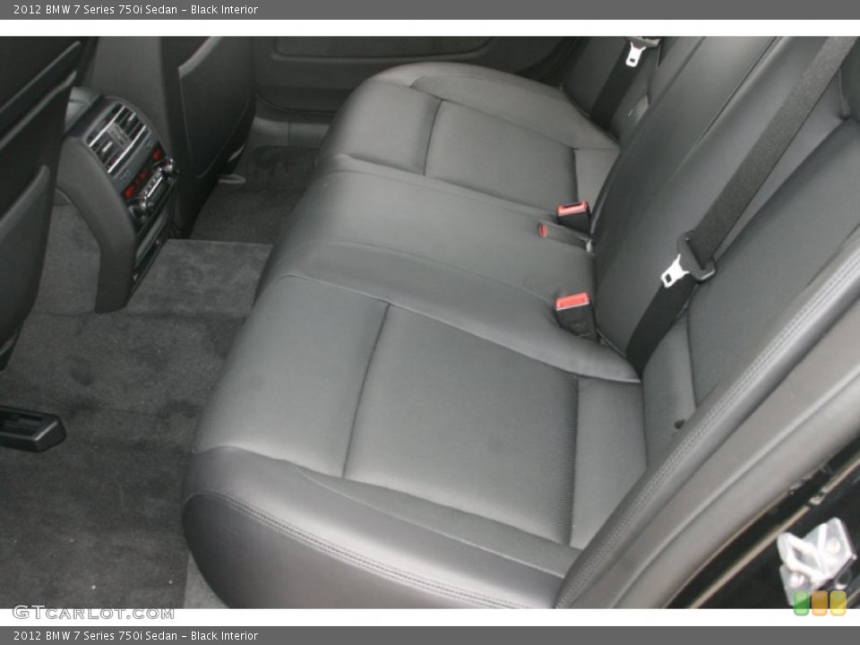Black Interior Photo for the 2012 BMW 7 Series 750i Sedan #52320927