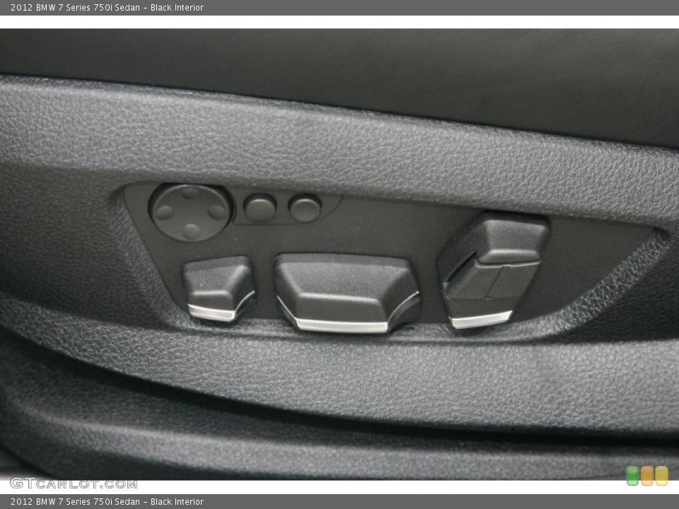 Black Interior Controls for the 2012 BMW 7 Series 750i Sedan #52320942