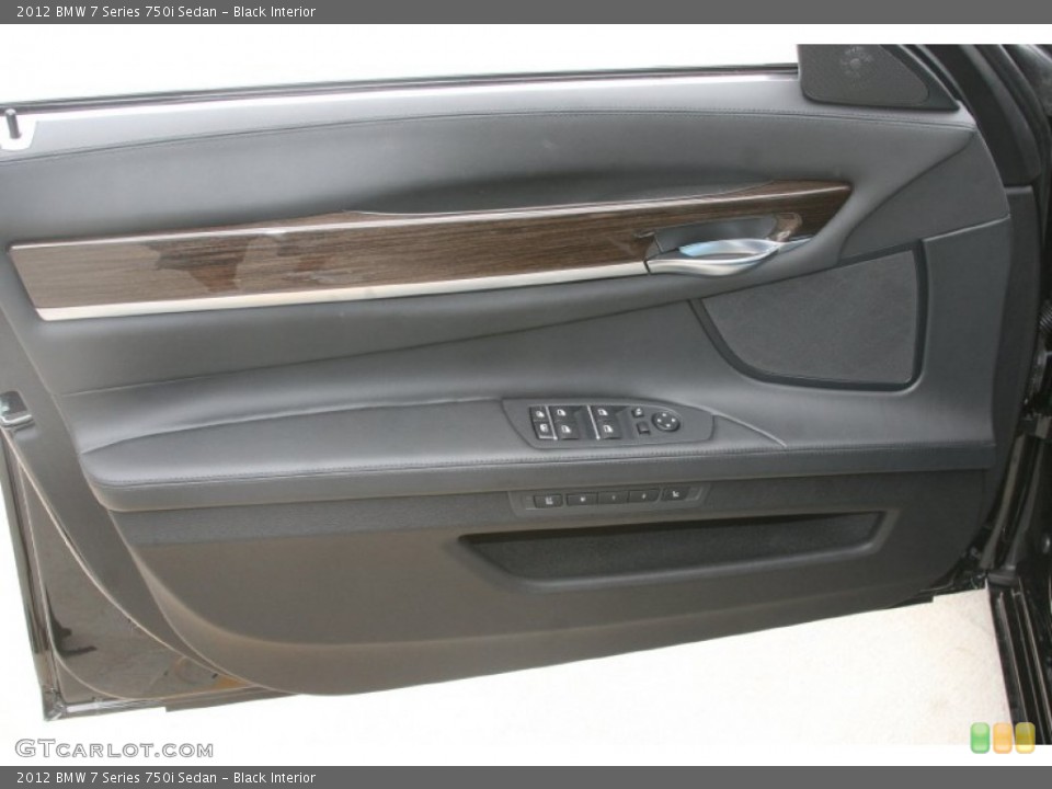 Black Interior Door Panel for the 2012 BMW 7 Series 750i Sedan #52320957