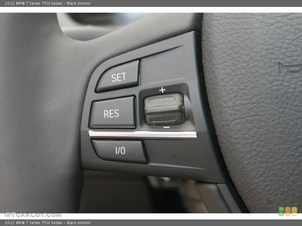 Black Interior Controls for the 2012 BMW 7 Series 750i Sedan #52321110