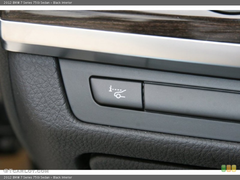 Black Interior Controls for the 2012 BMW 7 Series 750i Sedan #52321122