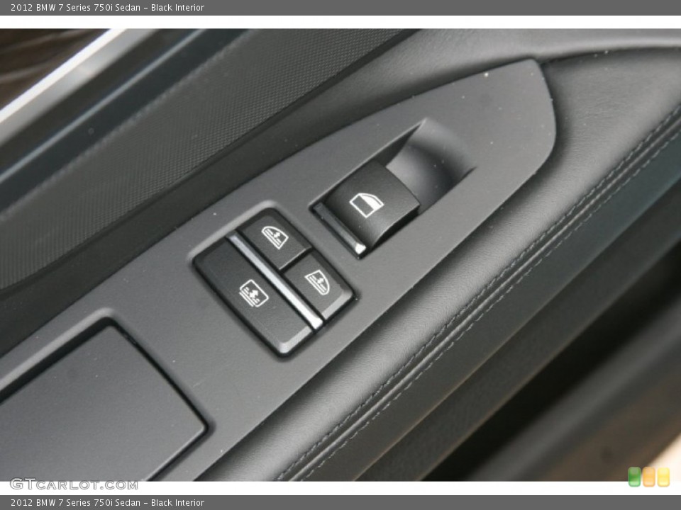 Black Interior Controls for the 2012 BMW 7 Series 750i Sedan #52321167