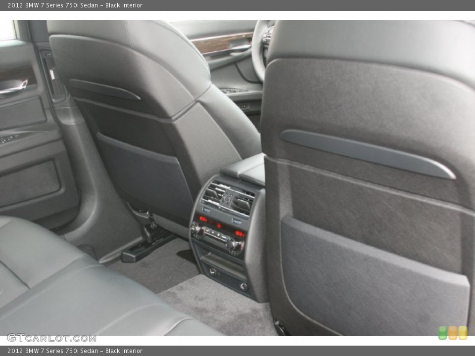 Black Interior Photo for the 2012 BMW 7 Series 750i Sedan #52321224