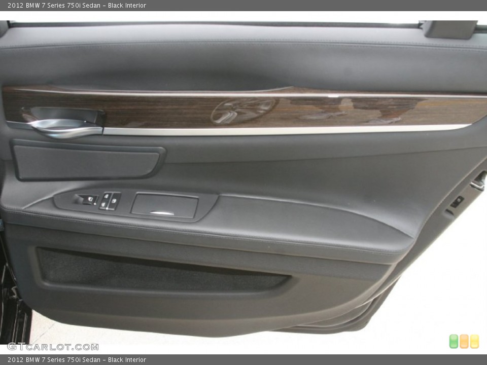 Black Interior Door Panel for the 2012 BMW 7 Series 750i Sedan #52321236