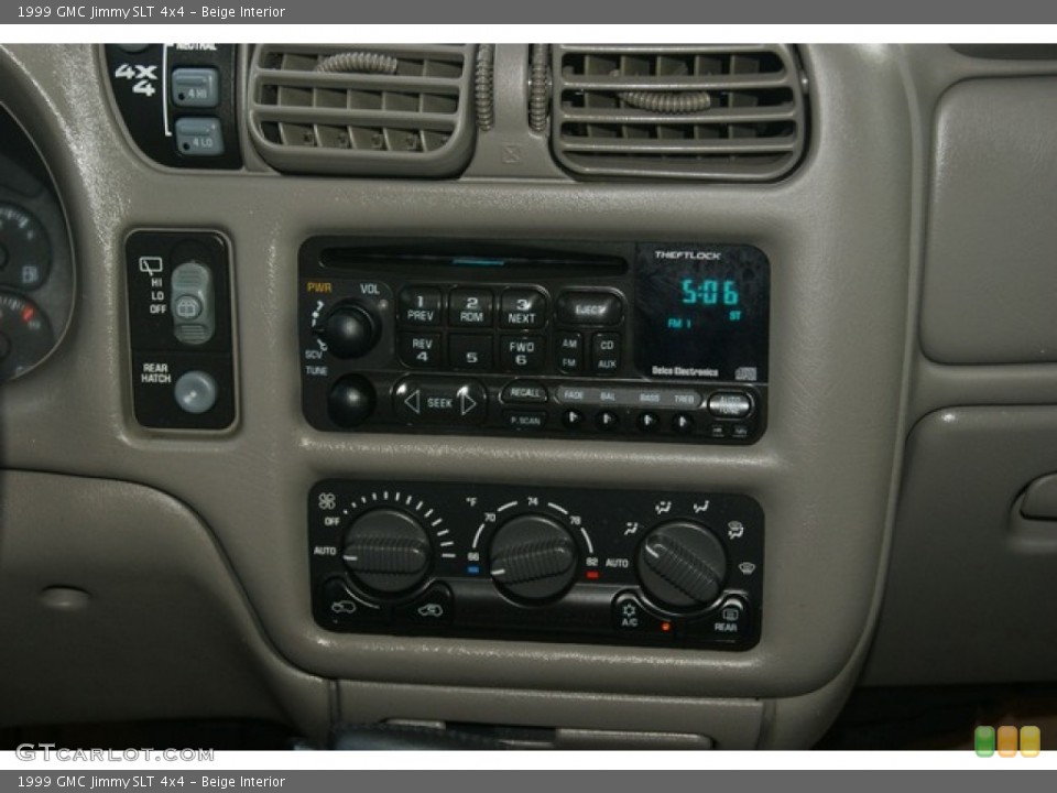Beige Interior Controls for the 1999 GMC Jimmy SLT 4x4 #52321827