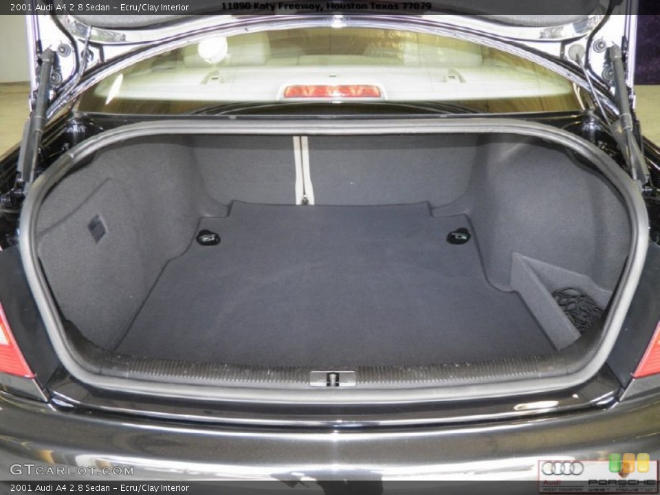 Ecru/Clay Interior Trunk for the 2001 Audi A4 2.8 Sedan #52322001