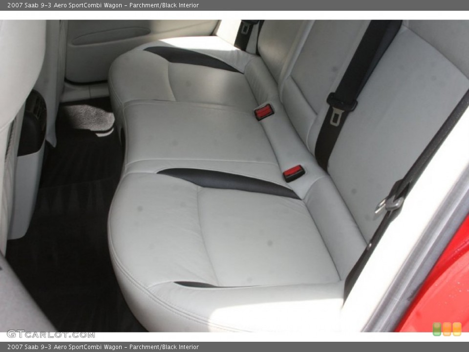 Parchment/Black Interior Photo for the 2007 Saab 9-3 Aero SportCombi Wagon #52323339
