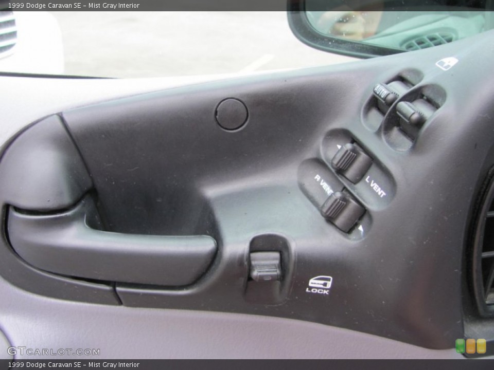 Mist Gray Interior Controls for the 1999 Dodge Caravan SE #52323444