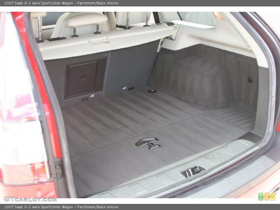 Parchment/Black Interior Trunk for the 2007 Saab 9-3 Aero SportCombi Wagon #52323585