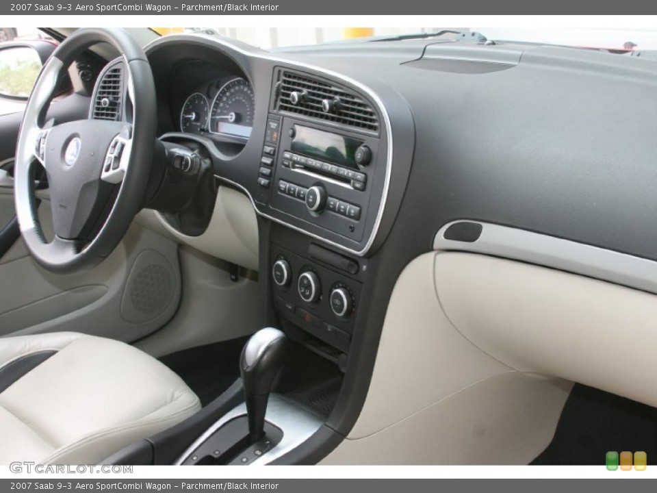 Parchment/Black Interior Dashboard for the 2007 Saab 9-3 Aero SportCombi Wagon #52323618