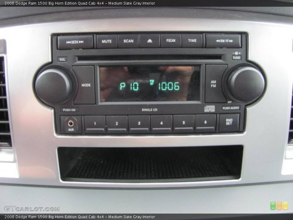Medium Slate Gray Interior Controls for the 2008 Dodge Ram 1500 Big Horn Edition Quad Cab 4x4 #52323990