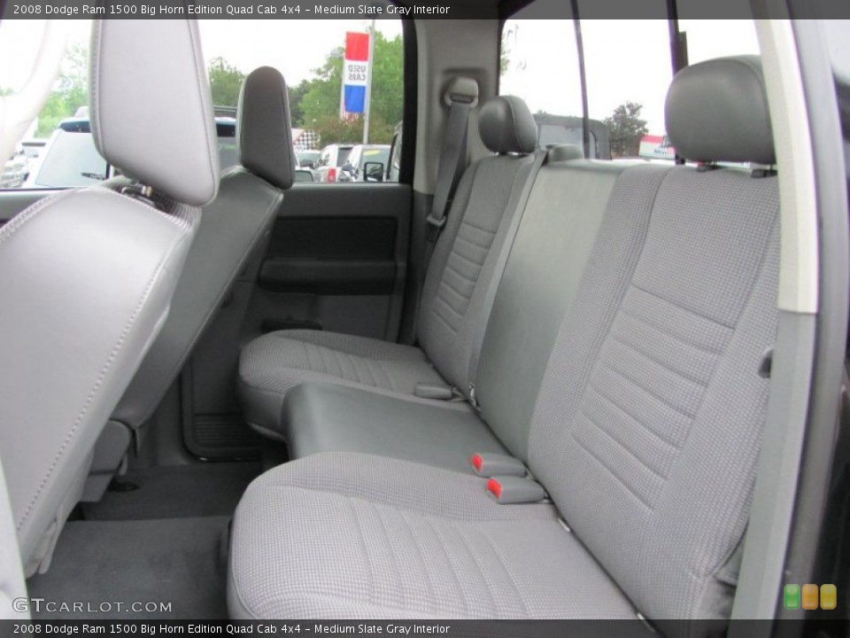 Medium Slate Gray Interior Photo for the 2008 Dodge Ram 1500 Big Horn Edition Quad Cab 4x4 #52324065