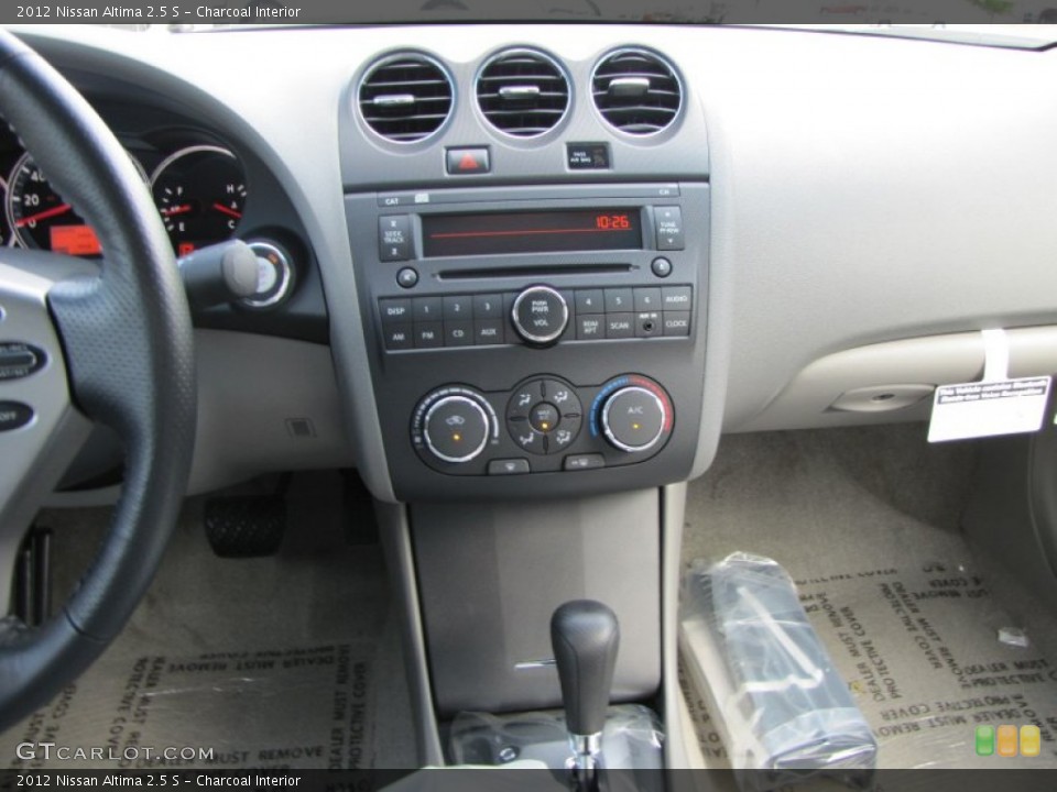 Charcoal Interior Controls for the 2012 Nissan Altima 2.5 S #52324425