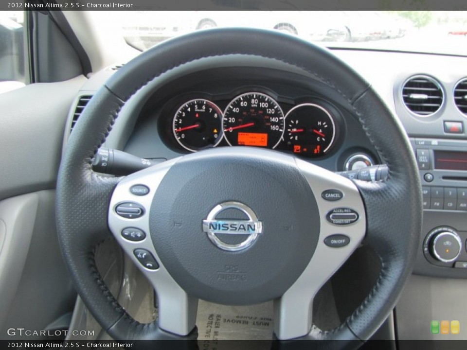 Charcoal Interior Steering Wheel for the 2012 Nissan Altima 2.5 S #52324437