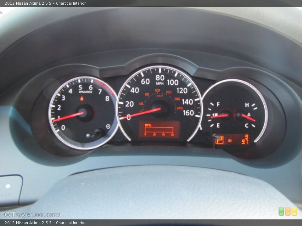 Charcoal Interior Gauges for the 2012 Nissan Altima 2.5 S #52324452