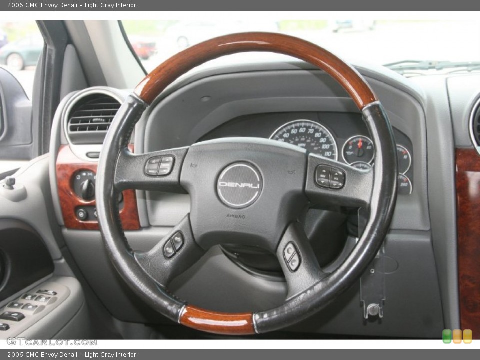 Light Gray Interior Steering Wheel for the 2006 GMC Envoy Denali #52324626