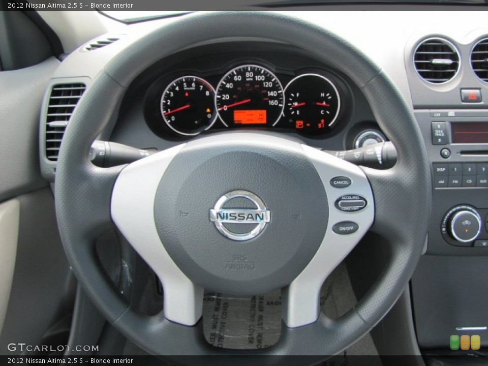Blonde Interior Steering Wheel for the 2012 Nissan Altima 2.5 S #52324674