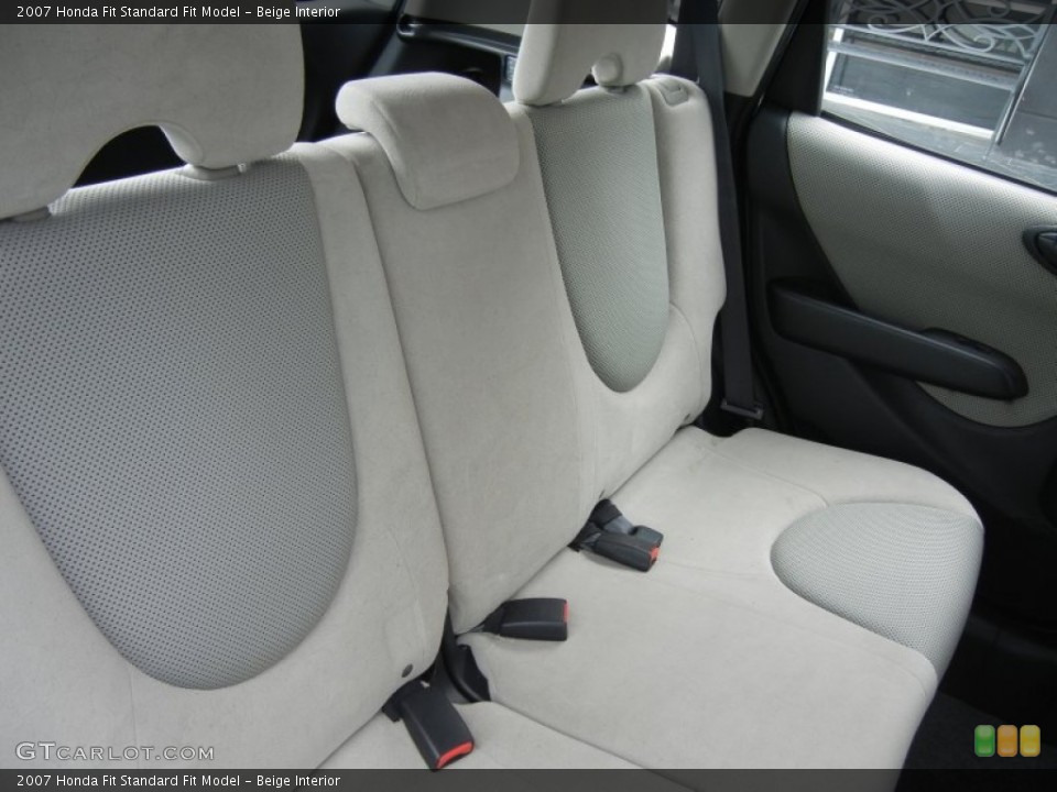 Beige Interior Photo for the 2007 Honda Fit  #52324791