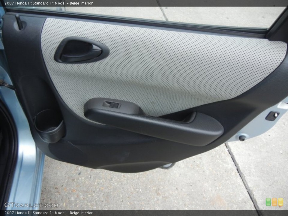 Beige Interior Door Panel for the 2007 Honda Fit  #52324803