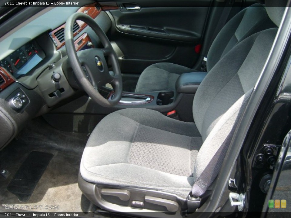 Ebony Interior Photo for the 2011 Chevrolet Impala LS #52325178
