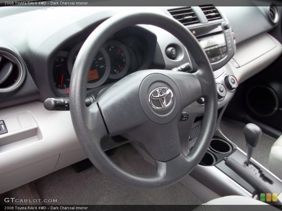 Dark Charcoal Interior Steering Wheel for the 2008 Toyota RAV4 4WD #52325508