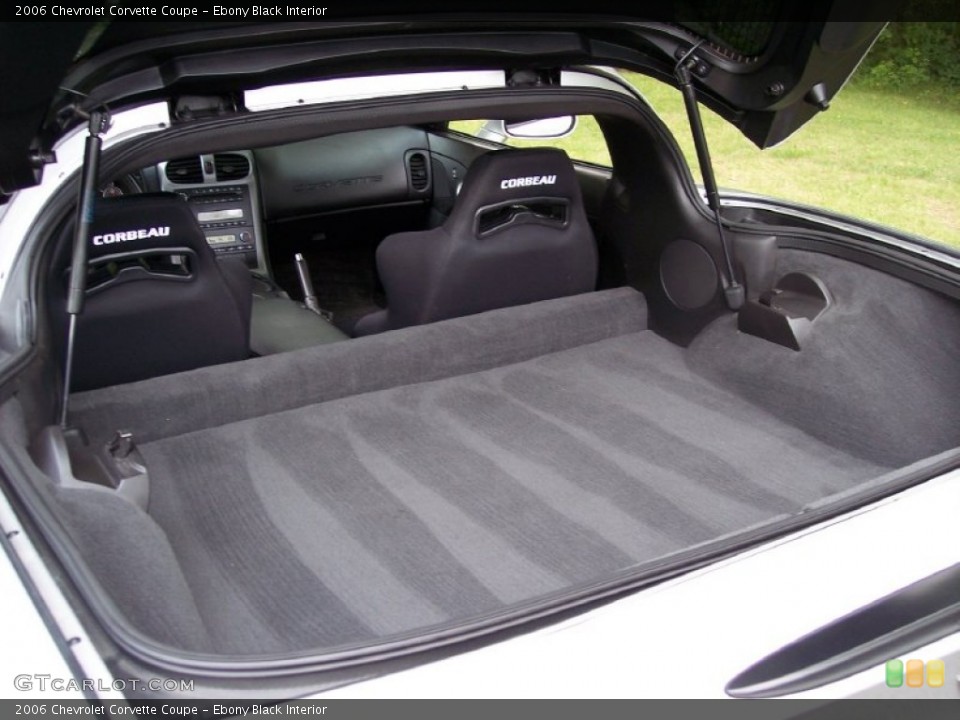 Ebony Black Interior Trunk for the 2006 Chevrolet Corvette Coupe #52326849