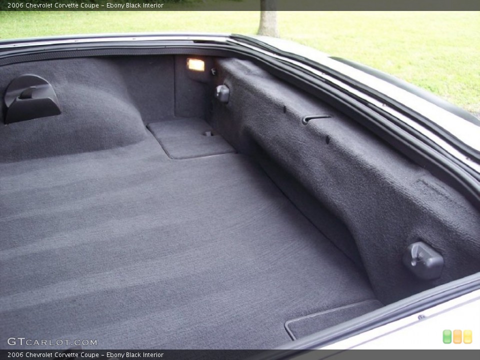Ebony Black Interior Trunk for the 2006 Chevrolet Corvette Coupe #52326888