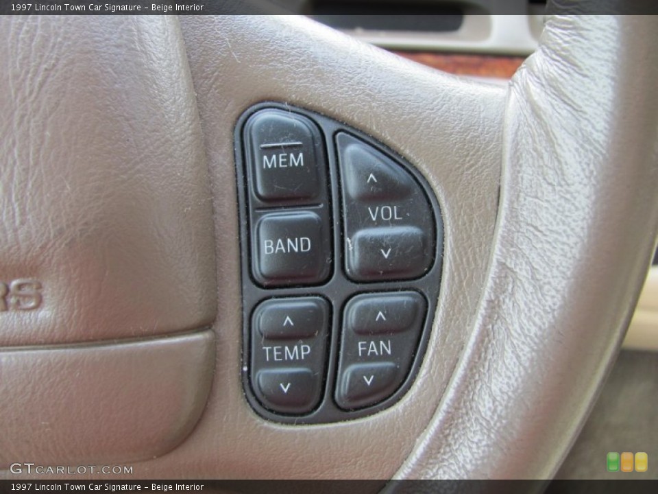 Beige Interior Controls for the 1997 Lincoln Town Car Signature #52329309