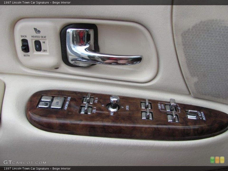 Beige Interior Controls for the 1997 Lincoln Town Car Signature #52329330