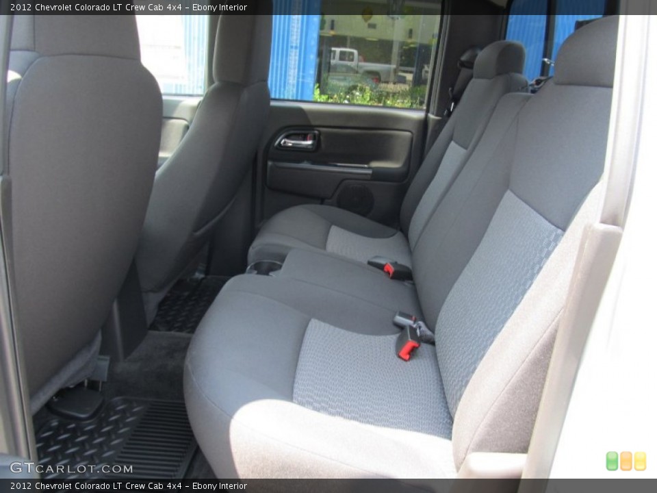 Ebony Interior Photo for the 2012 Chevrolet Colorado LT Crew Cab 4x4 #52329657