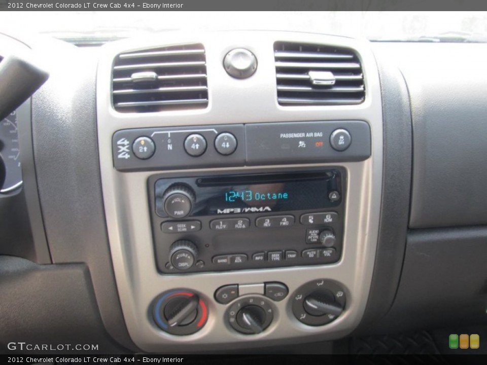 Ebony Interior Controls for the 2012 Chevrolet Colorado LT Crew Cab 4x4 #52329684