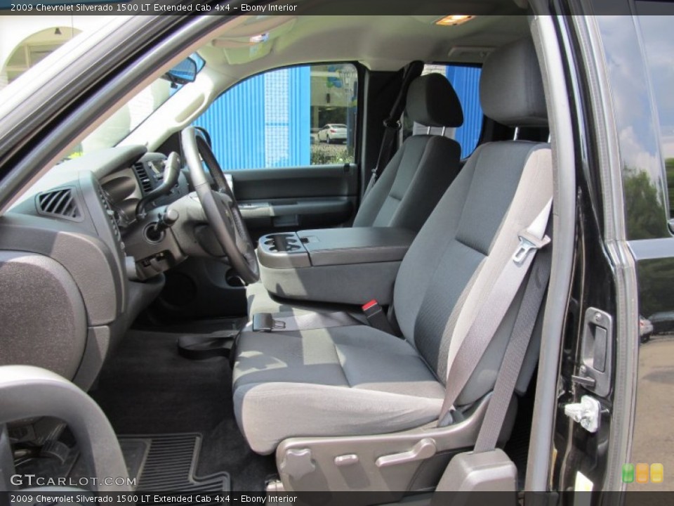 Ebony Interior Photo for the 2009 Chevrolet Silverado 1500 LT Extended Cab 4x4 #52329882