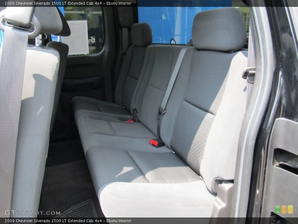 Ebony Interior Photo for the 2009 Chevrolet Silverado 1500 LT Extended Cab 4x4 #52329900
