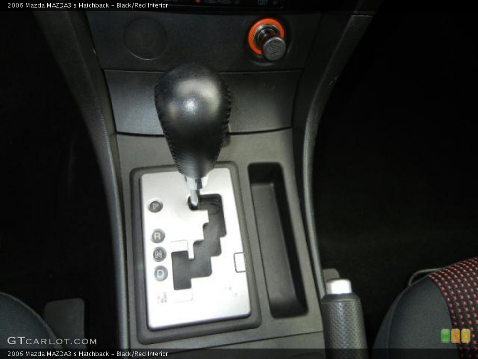 Black/Red Interior Transmission for the 2006 Mazda MAZDA3 s Hatchback #52329942