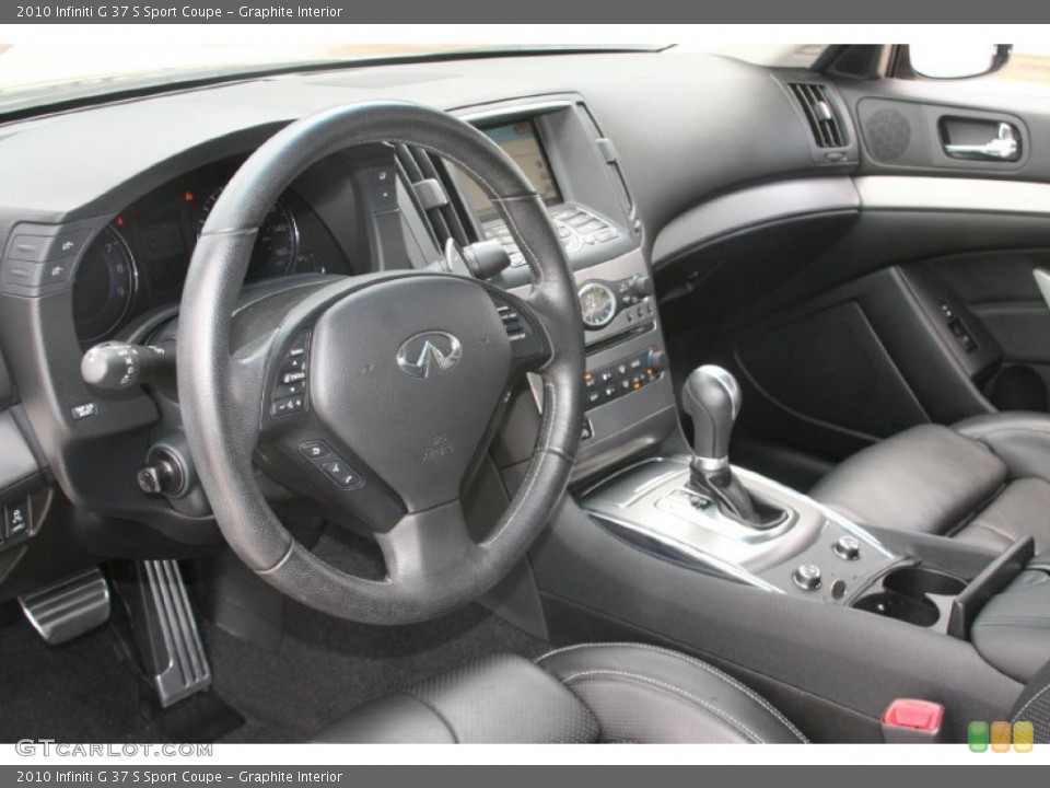 Graphite Interior Photo for the 2010 Infiniti G 37 S Sport Coupe #52330497